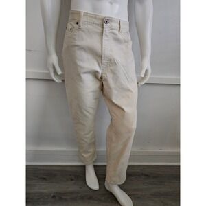 BONOBOS Slim Fit Corduroy Pants Khaki Beige Mens Size 38x28